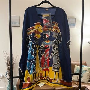 Woman’s top with head scarf